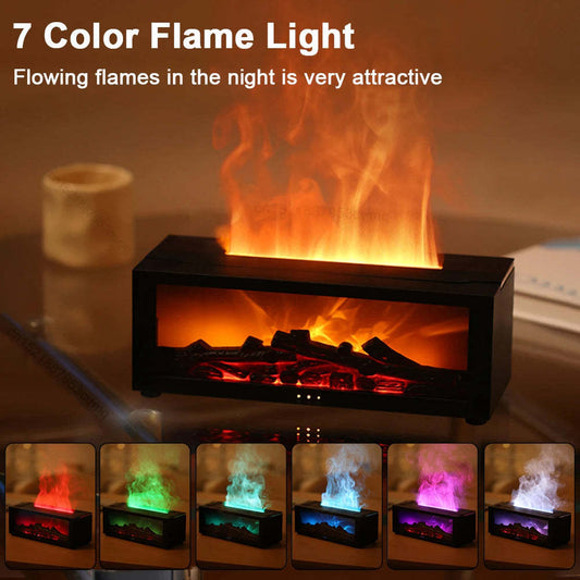 Flame Mist Humidifier & Aroma Diffuser